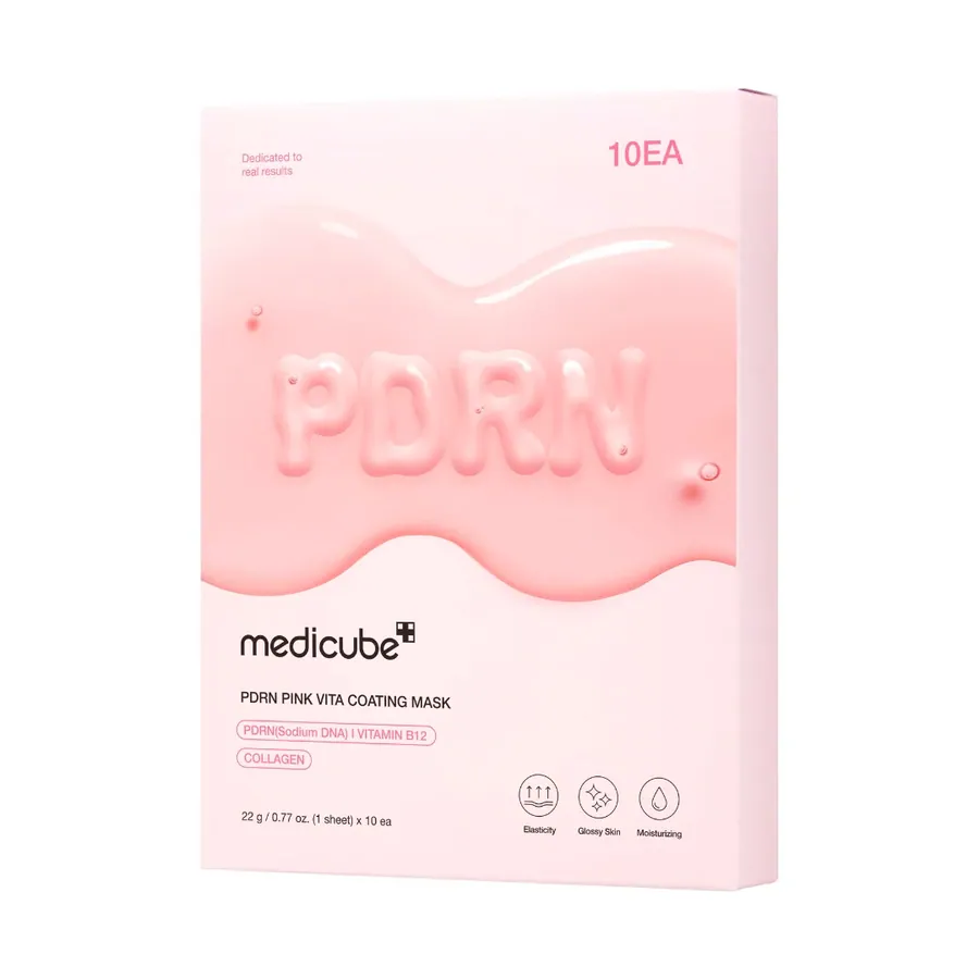Medicube Pdrn Pink Vita Coating Mask (10Ea)