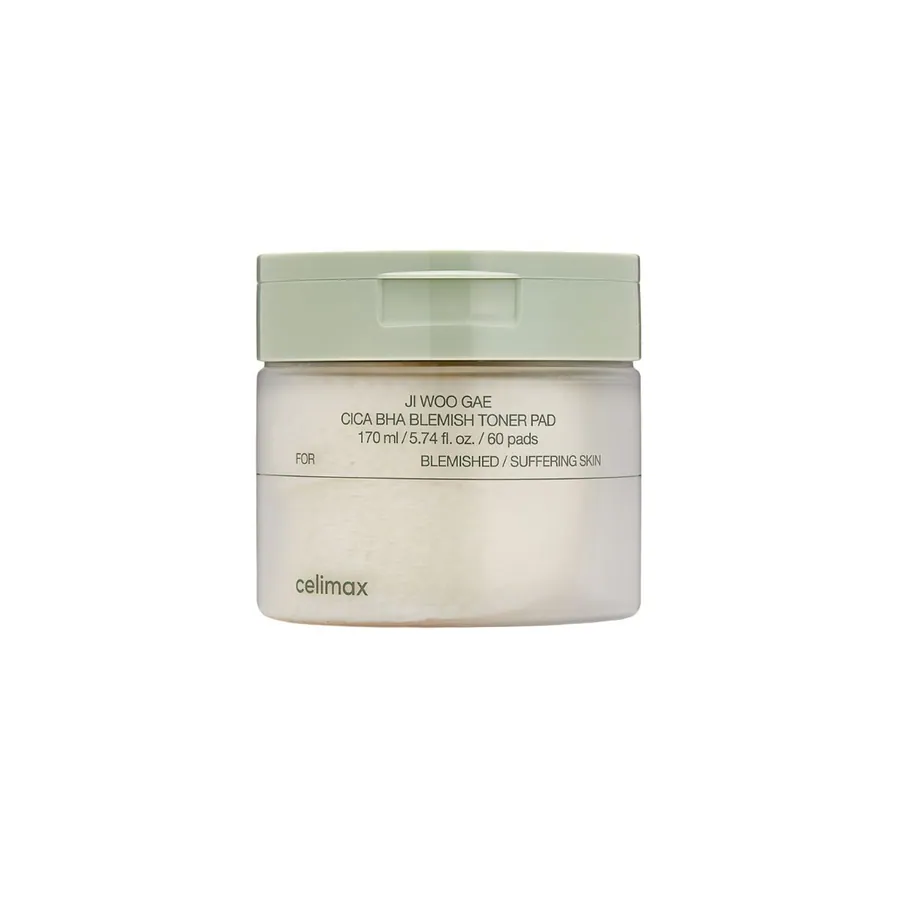 Celimax Ji Woo Gae Cica Bha Blemish Toner Pad 60P