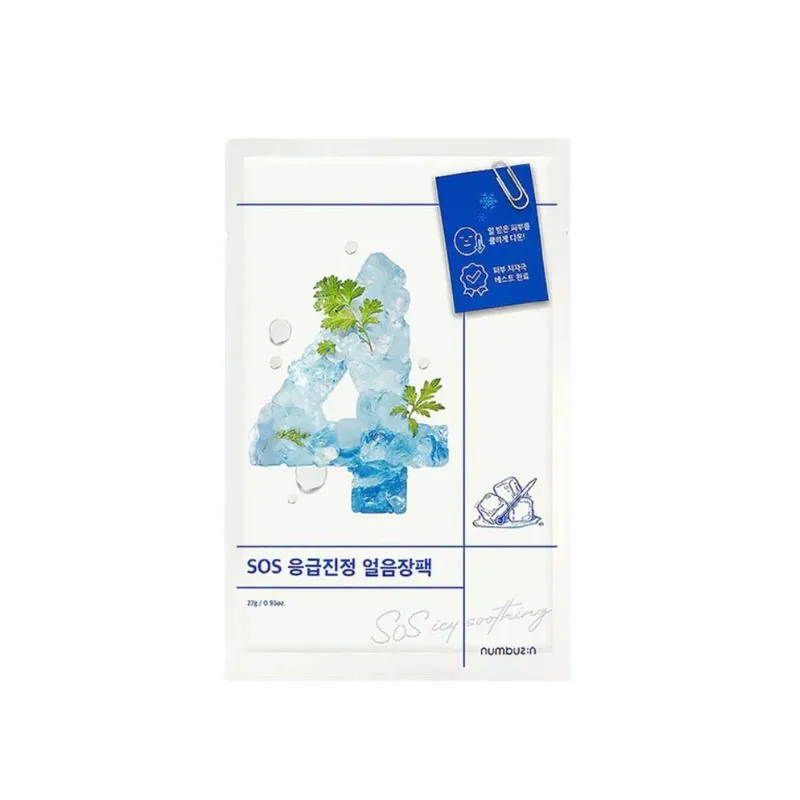 Numbuzin No4 Icy Soothing Sheet (1Uni) 27Ml